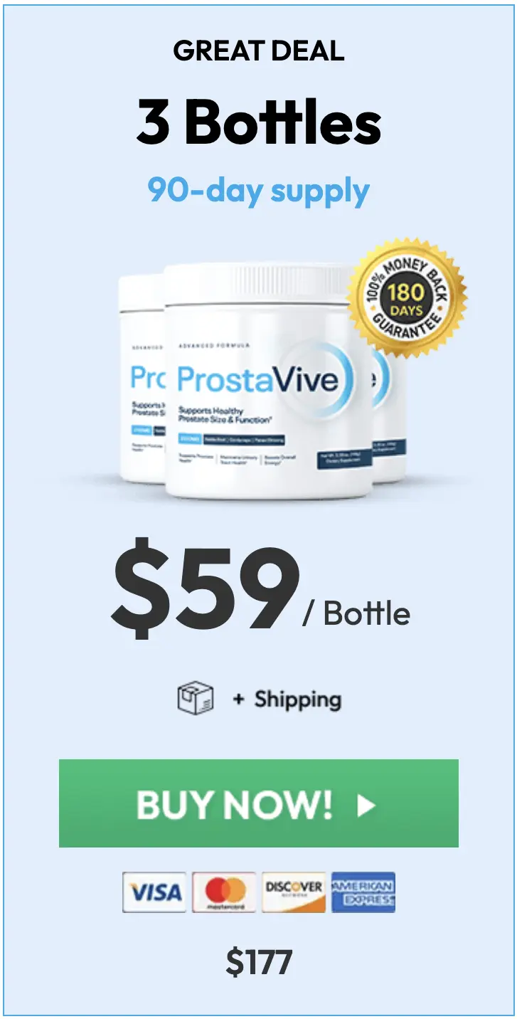Prostavive 3 bottles pricing